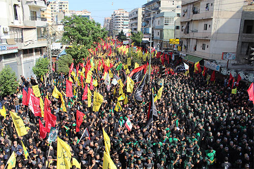 En Fotos, Líbano conmemora el martirio del Imam Hussein